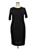 Lularoe Solid Black Casual Dress Size 3X - photo 1