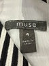 Muse Stripes Black Casual Dress Size 4 - photo 7
