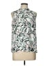 alex & lili 100% Polyester Floral Green Sleeveless Blouse Size L - photo 1