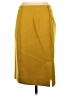 J.Crew 100% Wool Solid Yellow Wool Skirt Size 2 - photo 2