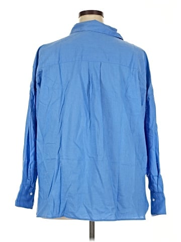 H&M 3/4 Sleeve Button-Down Shirt (view 2)