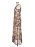 Louna Animal Print Brown Cocktail Dress Size S - photo 5