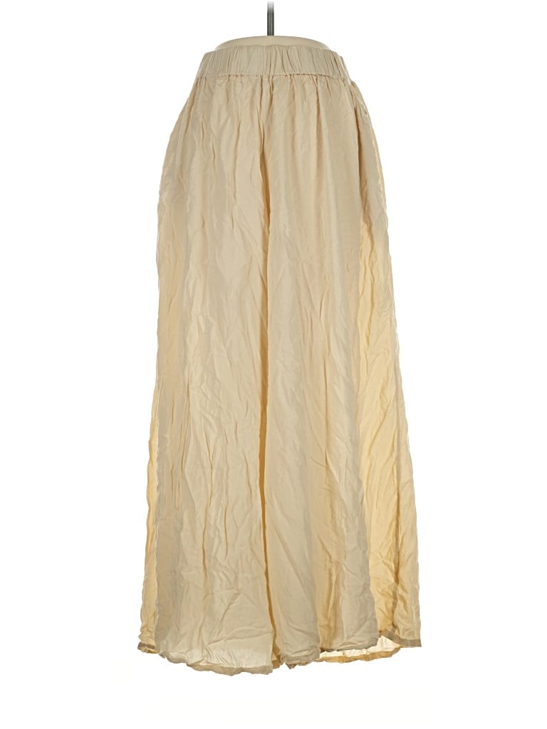 Pre-owned Erika Peña Khaki Pant In Gold