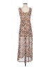 Louna Animal Print Brown Cocktail Dress Size S - photo 1