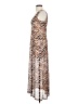 Louna Animal Print Brown Cocktail Dress Size S - photo 5