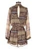 Forever 21 100% Polyester Paisley Brown Romper Size S - photo 2