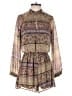 Forever 21 100% Polyester Paisley Brown Romper Size S - photo 1