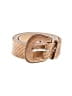 FURLA Gold Ivory Leather Belt Size S - photo 1