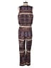 Forever 21 100% Polyester Paisley Purple Jumpsuit Size S - photo 2