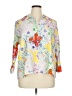 Assorted Brands Floral White 3/4 Sleeve Blouse Size XL (estimated) - photo 1