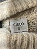 Cielo Chevron-herringbone Silver Turtleneck Sweater Size S - photo 7