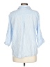 Assorted Brands 100% Cotton Stripes Blue 3/4 Sleeve Button-Down Shirt Size L - photo 2