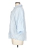 Assorted Brands 100% Cotton Stripes Blue 3/4 Sleeve Button-Down Shirt Size L - photo 5