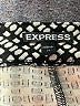 Express Houndstooth Black Casual Skirt Size 12 - photo 4