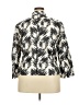 Carlisle 100% Silk Print Ivory Silk Blazer Size 18 - photo 2