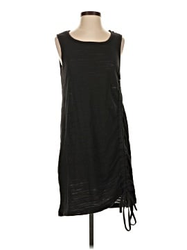 chinese dress ladies Linen Maxi Dress with Tie Waist & 3/4 Sleeve, S / White