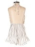 Unbranded 100% Polyester Stripes Ivory White Romper Size XS - photo 2