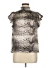 1.State 100% Polyester Silver Sleeveless Blouse Size M - photo 1