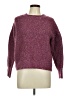 RACHEL Rachel Roy Tweed Burgundy Pullover Sweater Size M - photo 1