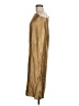 Musera Metallic Tan Cocktail Dress Size M - photo 5