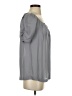 Joie Gray Short Sleeve Blouse Size S - photo 4