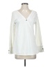ADAY Ivory Long Sleeve Blouse Size S - photo 1