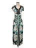 Style&Co Paisley Teal Cocktail Dress Size P (petite) - photo 1