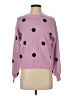 PREMISE Polka Dots Pink Pullover Sweater Size XS - photo 1