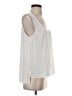 ModCloth 100% Recycled Polyester White Sleeveless Blouse Size S - photo 4