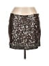 Gudi 100% Rayon Silver Brown Formal Skirt Size 10 - photo 1