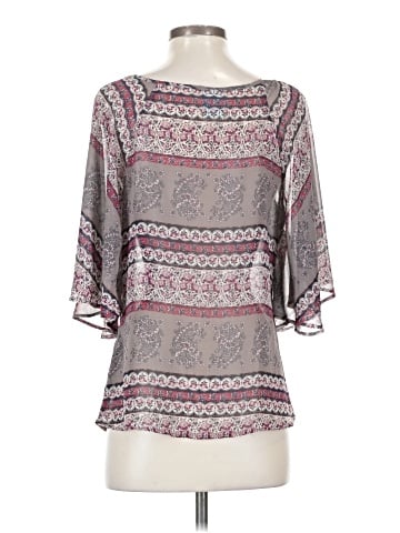 H.I.P. Happening in the Present 3/4 Sleeve Blouse (view 2)