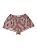 Hollister 100% Viscose Print Red Shorts Size L - photo 1