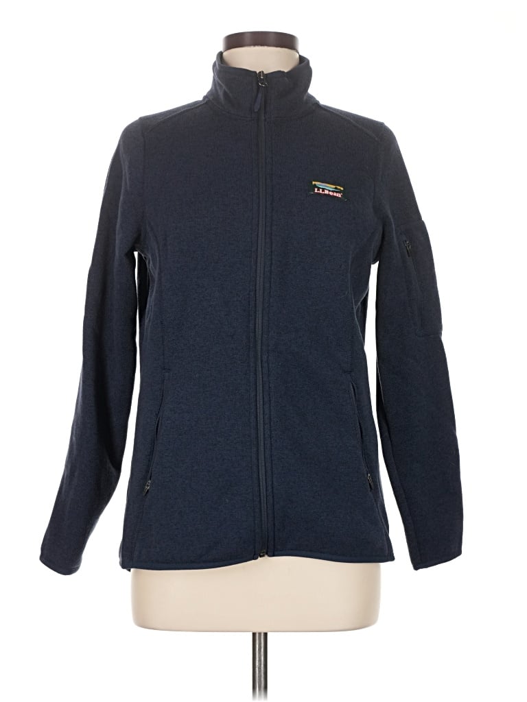 Pre-owned L.l.bean Fleece Jacket In Blue