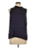 Ann Taylor Black Sleeveless Blouse Size L - photo 1