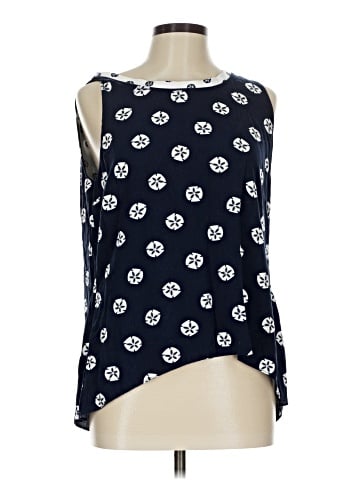 Kaari Blue Sleeveless Blouse (view 1)
