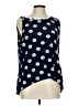 Kaari Blue 100% Rayon Blue Sleeveless Blouse Size L - photo 1