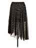 Club Monaco 100% Polyester Chevron-herringbone Black Formal Skirt Size 6 - photo 2