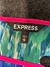 Express 100% Polyester Blue Short Sleeve Blouse Size XS - photo 7