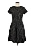 Ann Taylor LOFT Stars Black Casual Dress Size 8 - photo 1