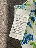 Lularoe 100% Polyester Floral Green Blue Short Sleeve Blouse Size 3 - photo 6
