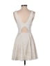 Silence and Noise Metallic Ivory Cocktail Dress Size XS - photo 2