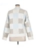 Flag & Anthem Checkered-gingham White Pullover Sweater Size XL - photo 2