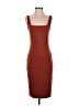 Express Solid Brown Cocktail Dress Size XS - photo 1