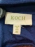 Koch 100% Rayon Blue Long Sleeve Blouse Size M - photo 7