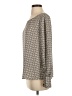 Express 100% Polyester Brown Long Sleeve Blouse Size S - photo 5