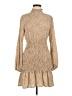 Shein 100% Polyester Animal Print Tan Casual Dress Size 6 - photo 1
