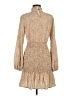 Shein 100% Polyester Animal Print Tan Casual Dress Size 6 - photo 2