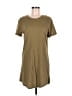 Forever 21 Solid Tan Casual Dress Size M - photo 1