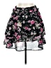 Allegra K 100% Polyester Floral Black Casual Skirt Size S - photo 1