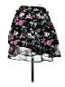 Allegra K 100% Polyester Floral Black Casual Skirt Size S - photo 2